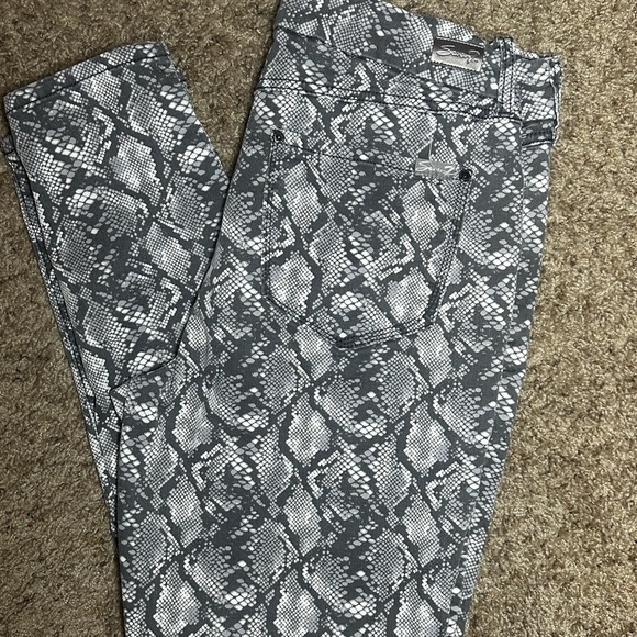 Seven 7 snakeprint skinny jeans size 14 - Picture 3 of 3